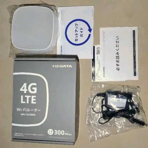 I-O DATA　WN-CS300FR　据え置き型Wi-Fiルーター　SIMフリー 